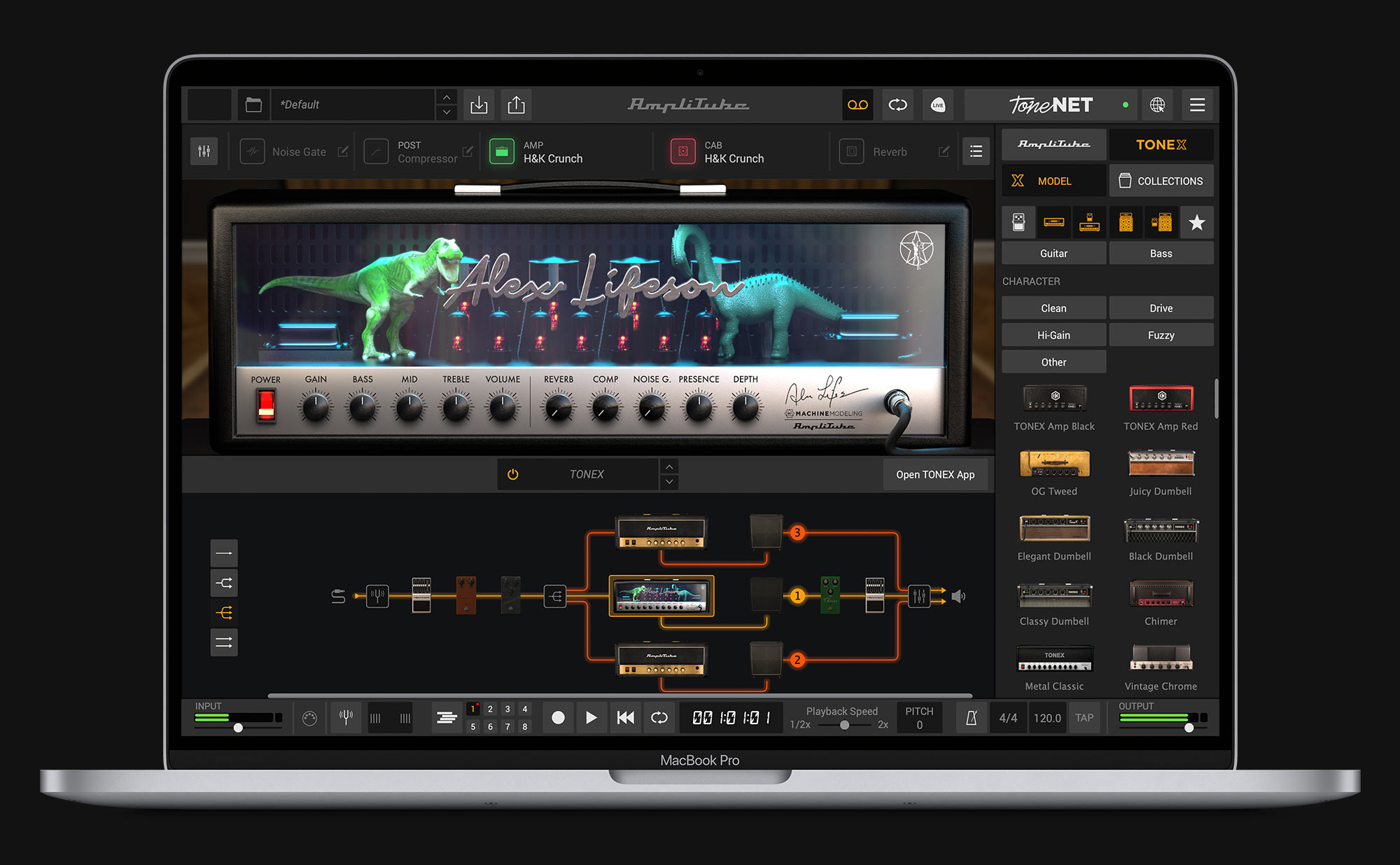 TONEX in AmpliTube